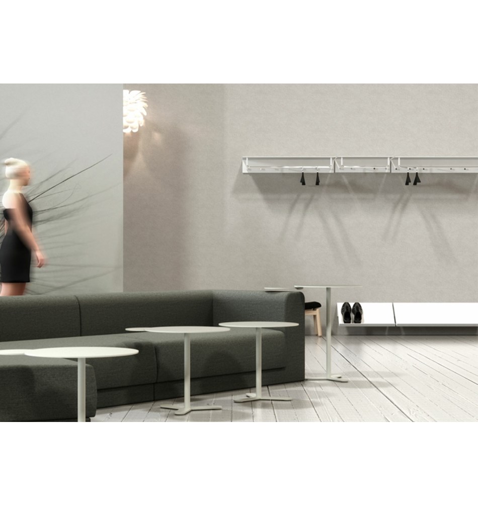 FROST Вешалка для верхней одежды UNU 1000 » белая / полированная Алюминий / нержавеющая сталь Белый / полированный U4017-W  - Вид №8