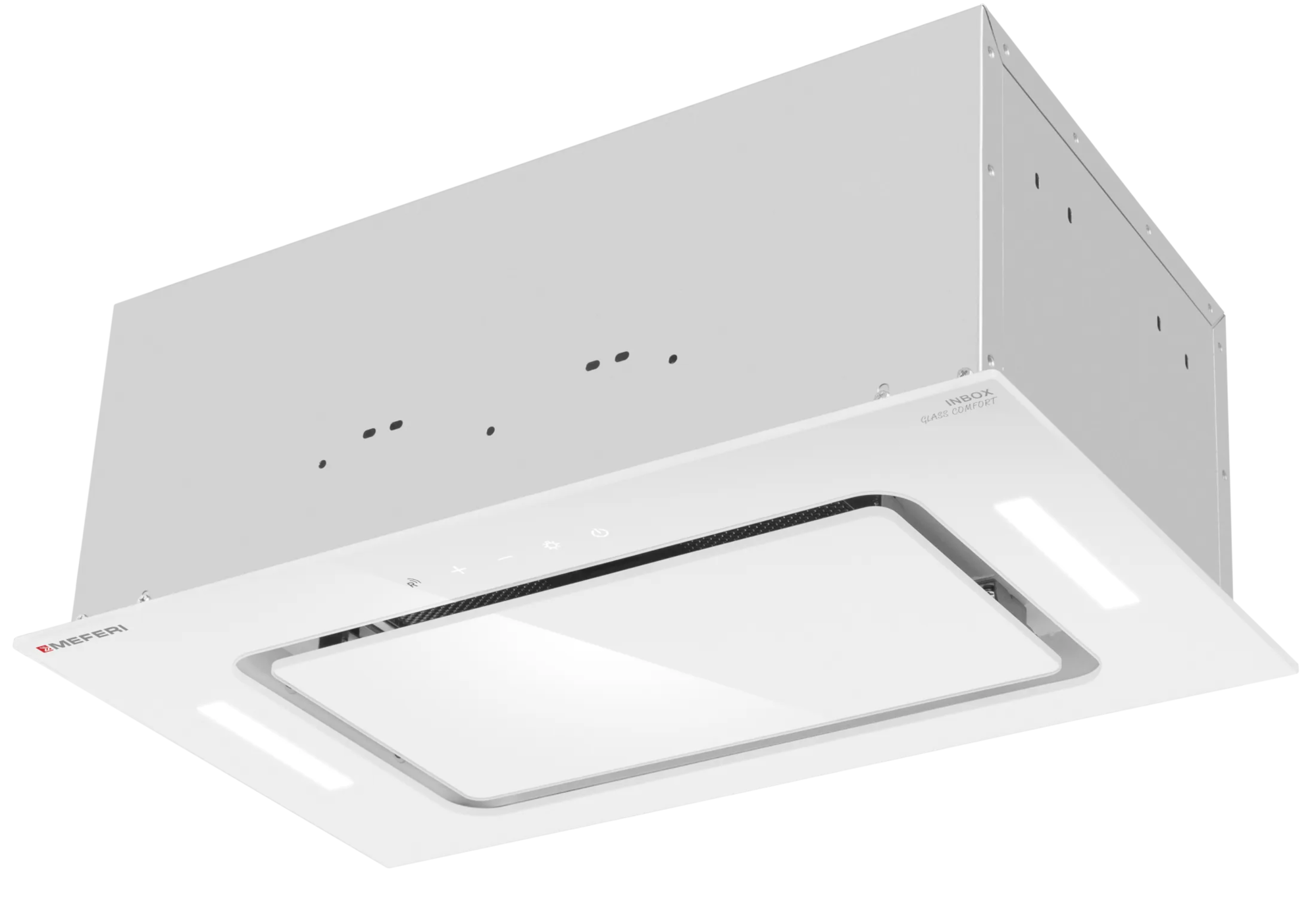 9270635 Вытяжка полновстраиваемая Meferi INBOX52WH GLASS COMFORT белый/белый STDN-0098221 - Вид №1