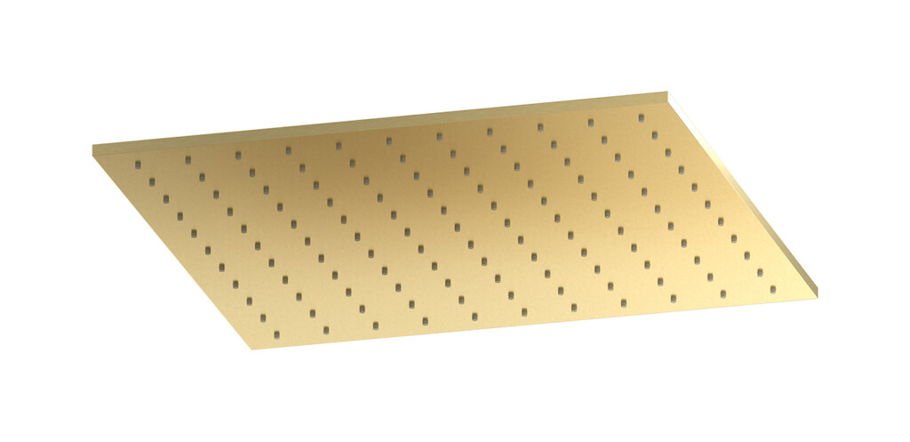 Верхний душ квадратный 400x400 WE ARE IB ma041is Brushed Pale Gold Monamour 