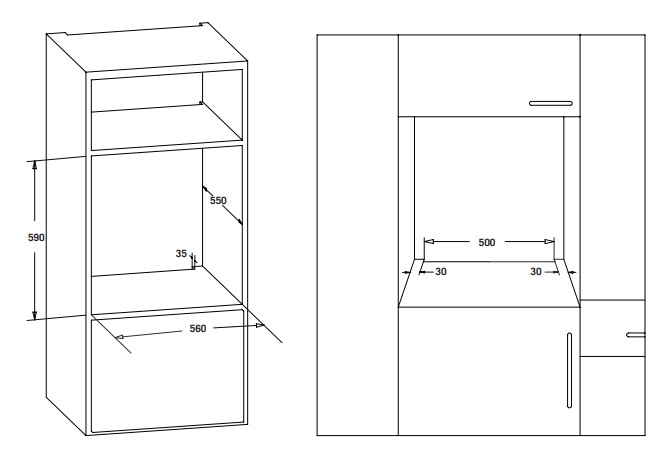 9182378 Электрический духовой шкаф Delvento V6EB56000 черный STDN-0017408 - Вид №6