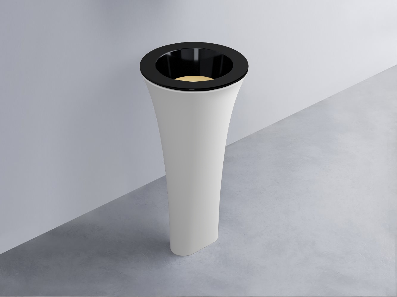 AMLA45-N+AMPILT-CN+AMCOLT-BL Раковина Amedeo Tondo отдельностоящая cielo Enjoy + Amedeo Ceramica Cielo