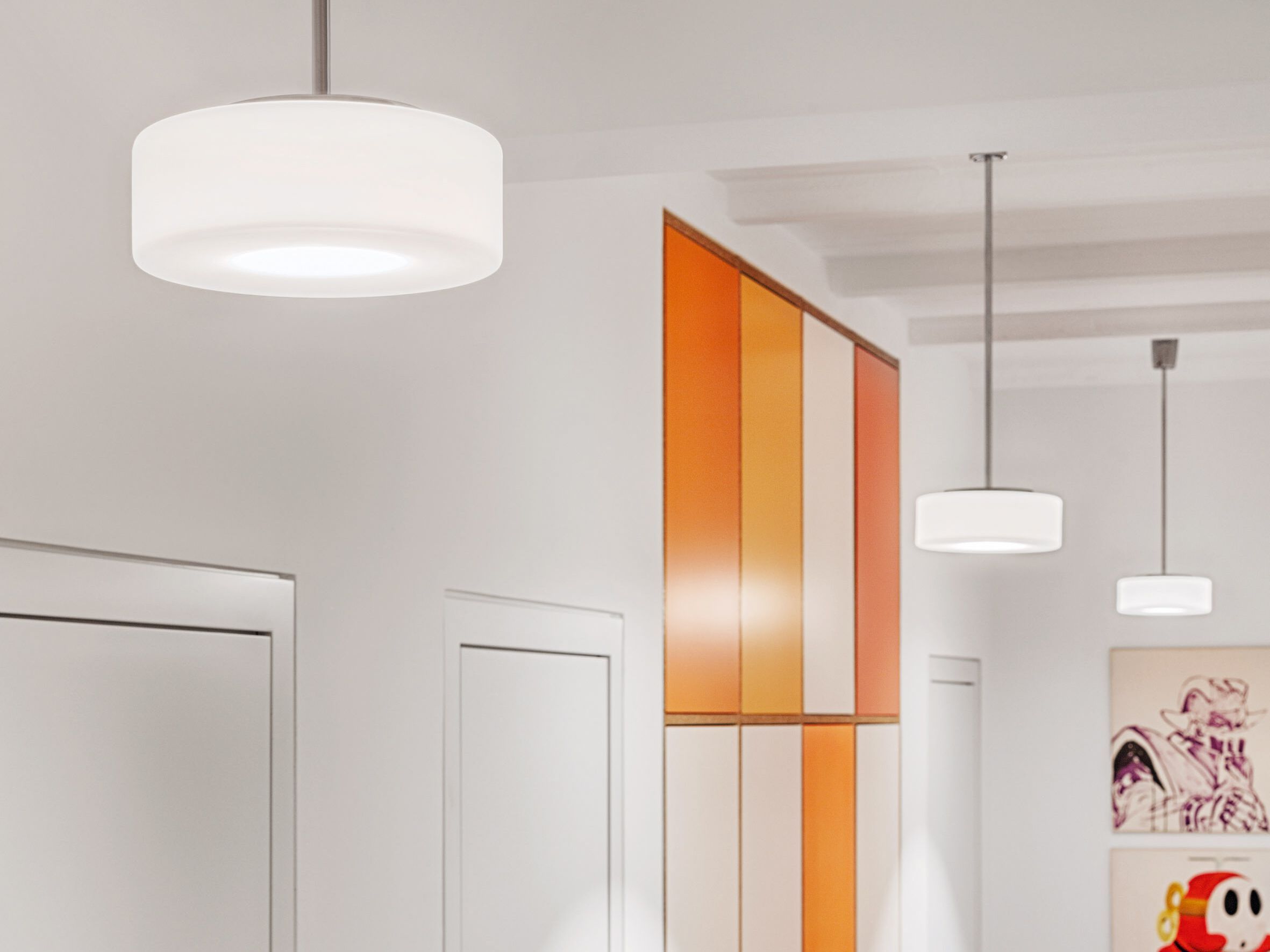 Стеклянный светодиодный подвесной светильник serien.lighting керлинг ARCH-00056755 - Вид №4