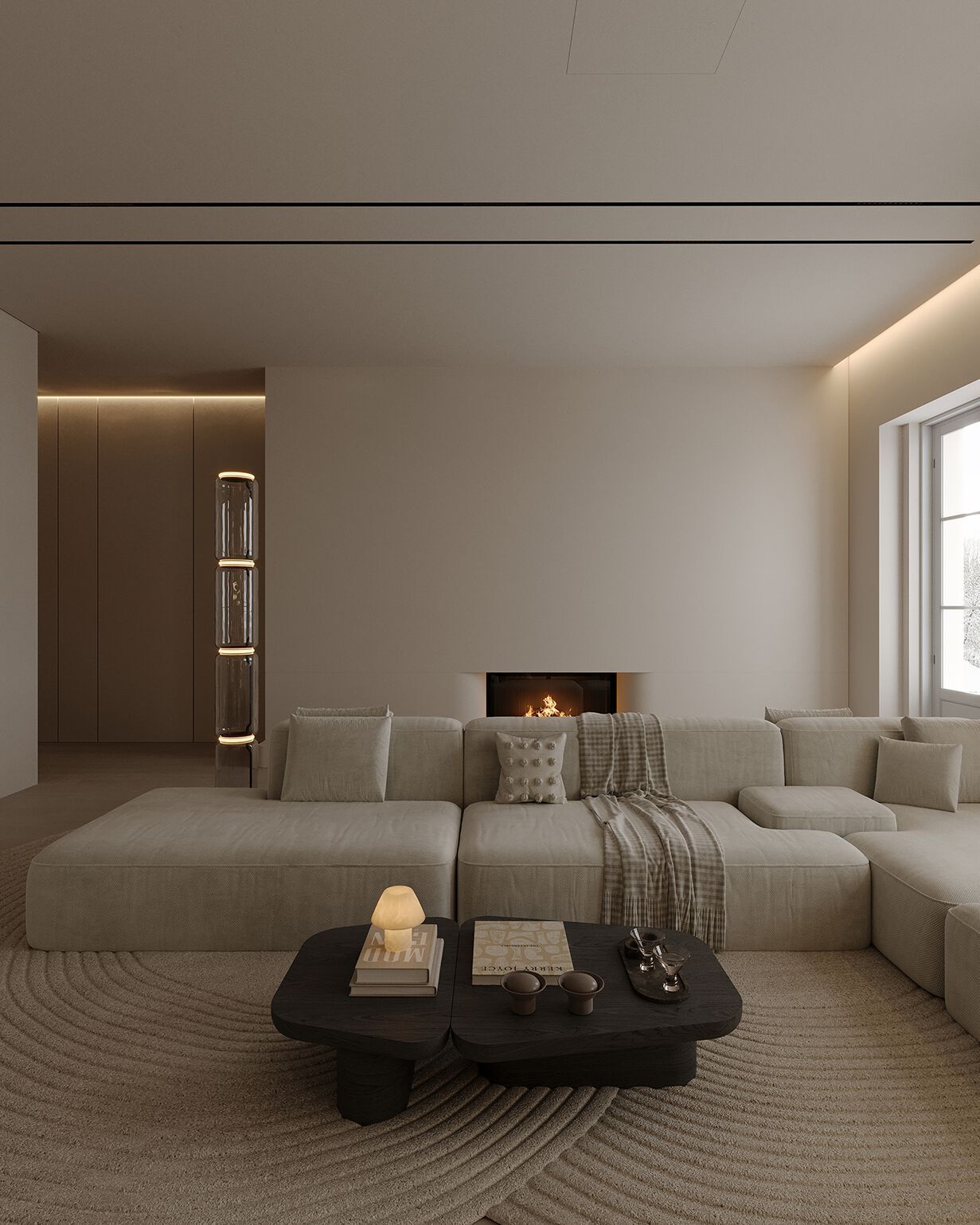 Низкий деревянный журнальный столик для гостиной Secolo PANGEA ARCH-00010736 - Вид №7