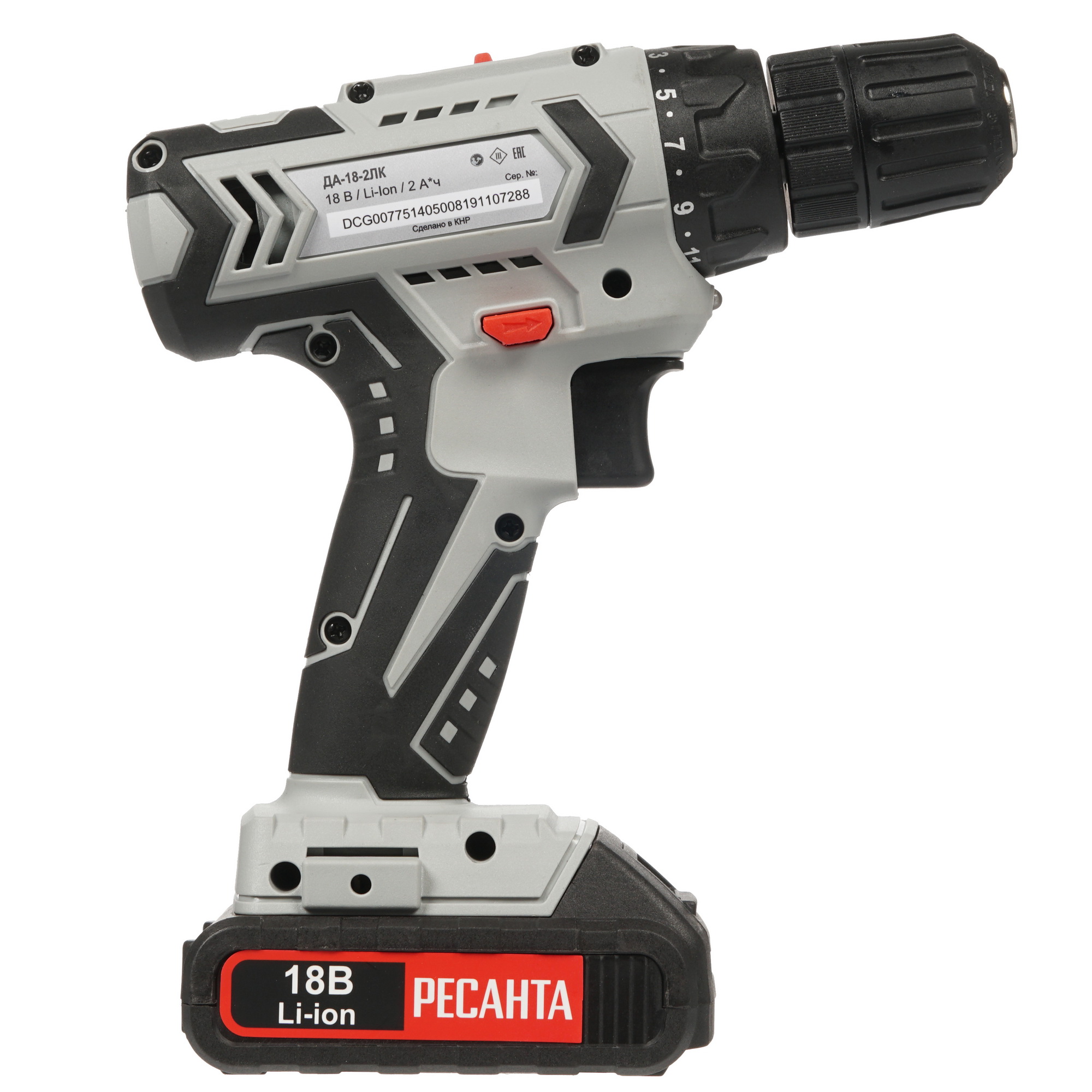 Дрель-шуруповерт Ресанта ДА-18-2ЛК 8160170 STDN-0021445 - Вид №1