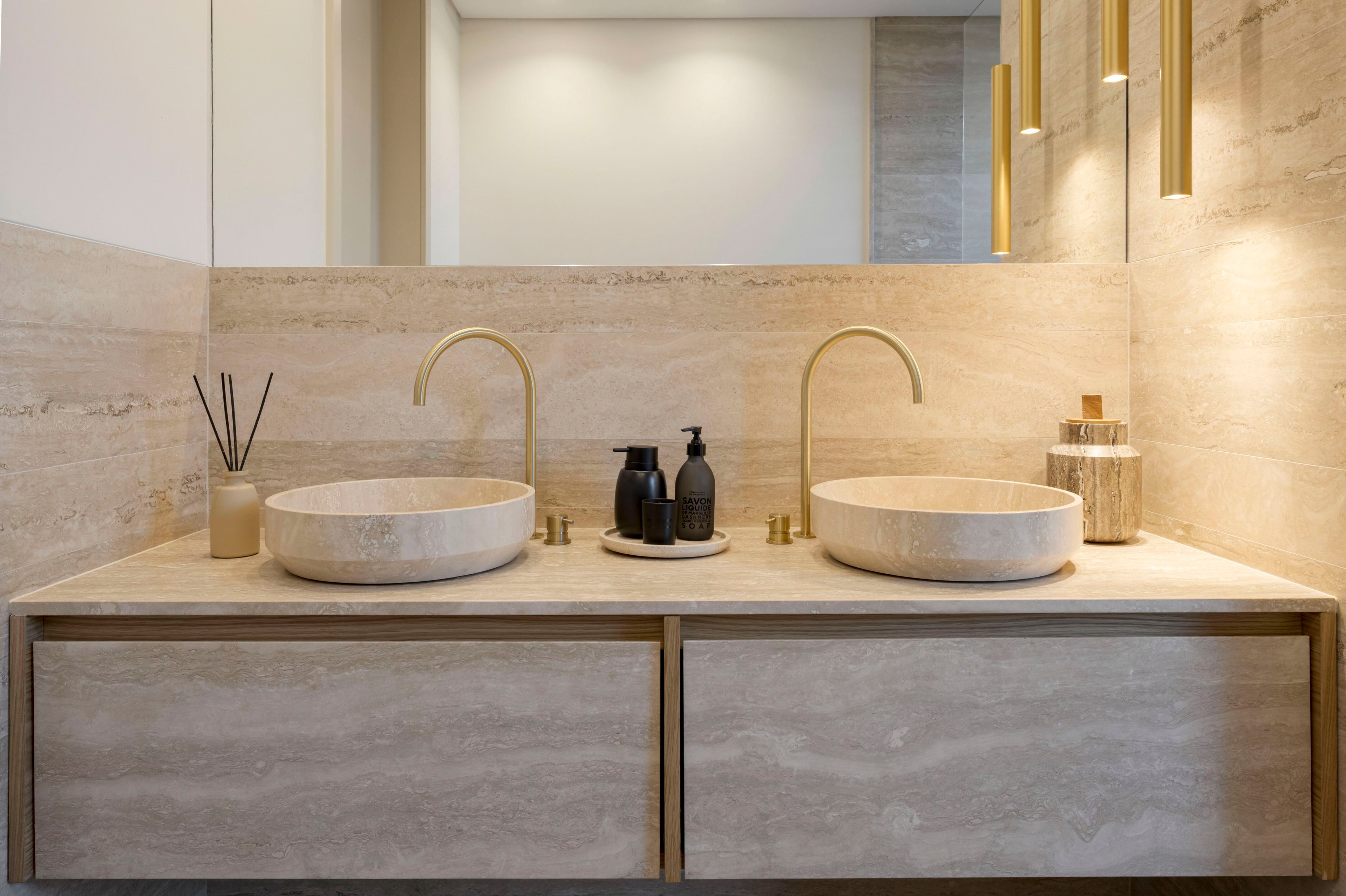 Круглая столешница из травертина Maami Home PURO ARCH-00034280 - Вид №2