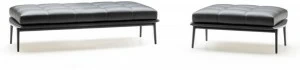 Minotti Мягкая кожаная скамейка Fynn