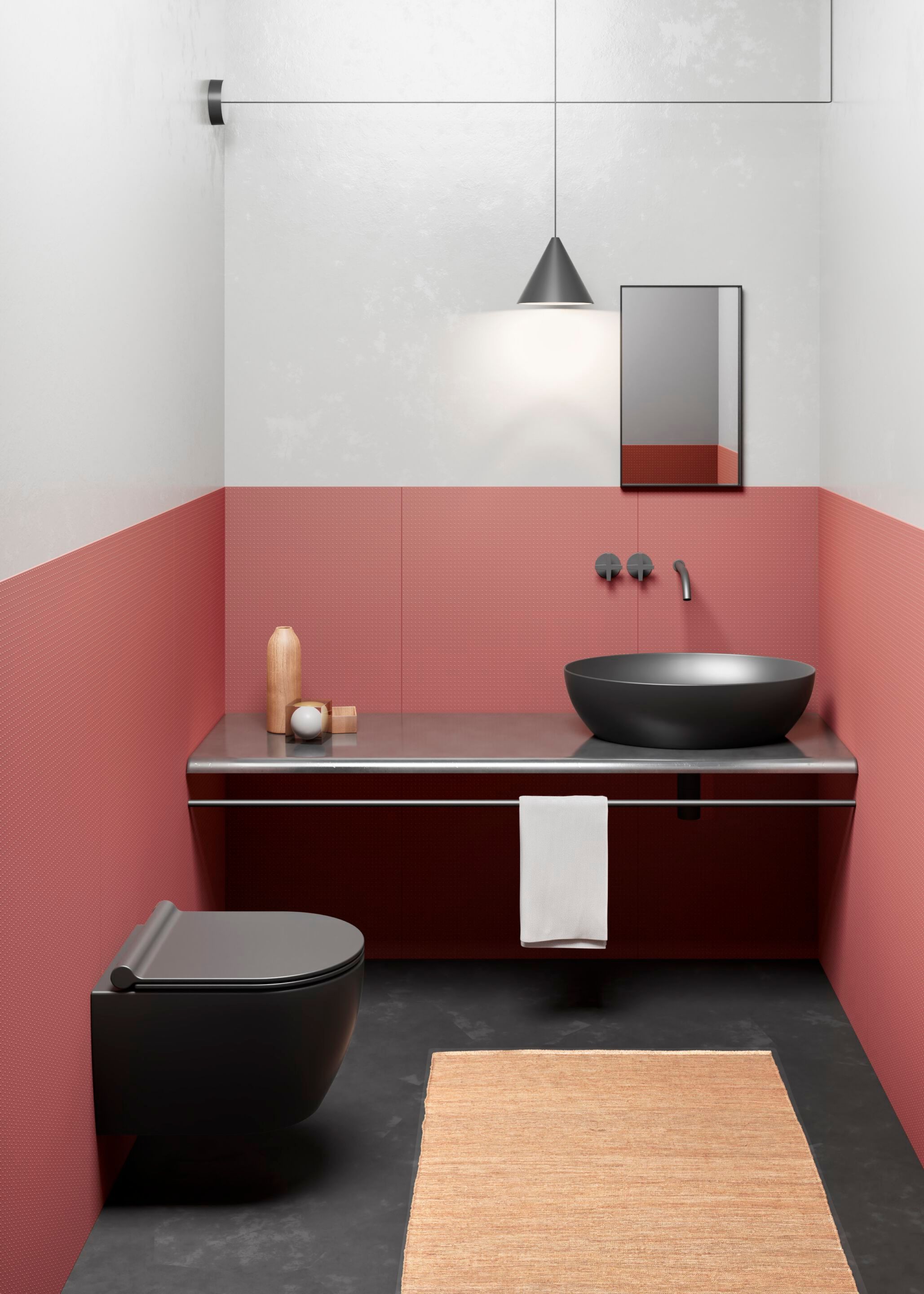 Керамический подвесной туалет с системой слива Swirlflush® GSI ceramica Color Elements ARCH-00127652 - Вид №2