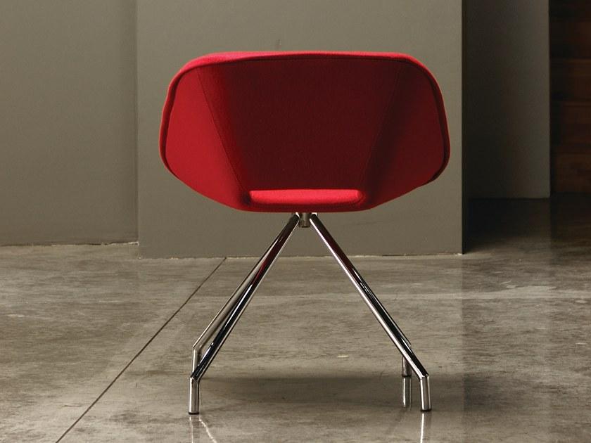 B&T Design Стул на козелке из ткани Kirmizi sun-id-1457187 - Вид №7