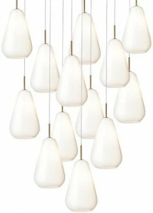 Nuura Подвесной светильник из дутого стекла Anoli