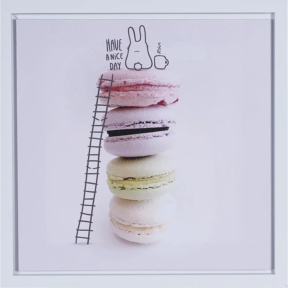 Картина на холсте в раме «Macaroon» 30х30 см 81931561 STLM-2087493 Santreyd 