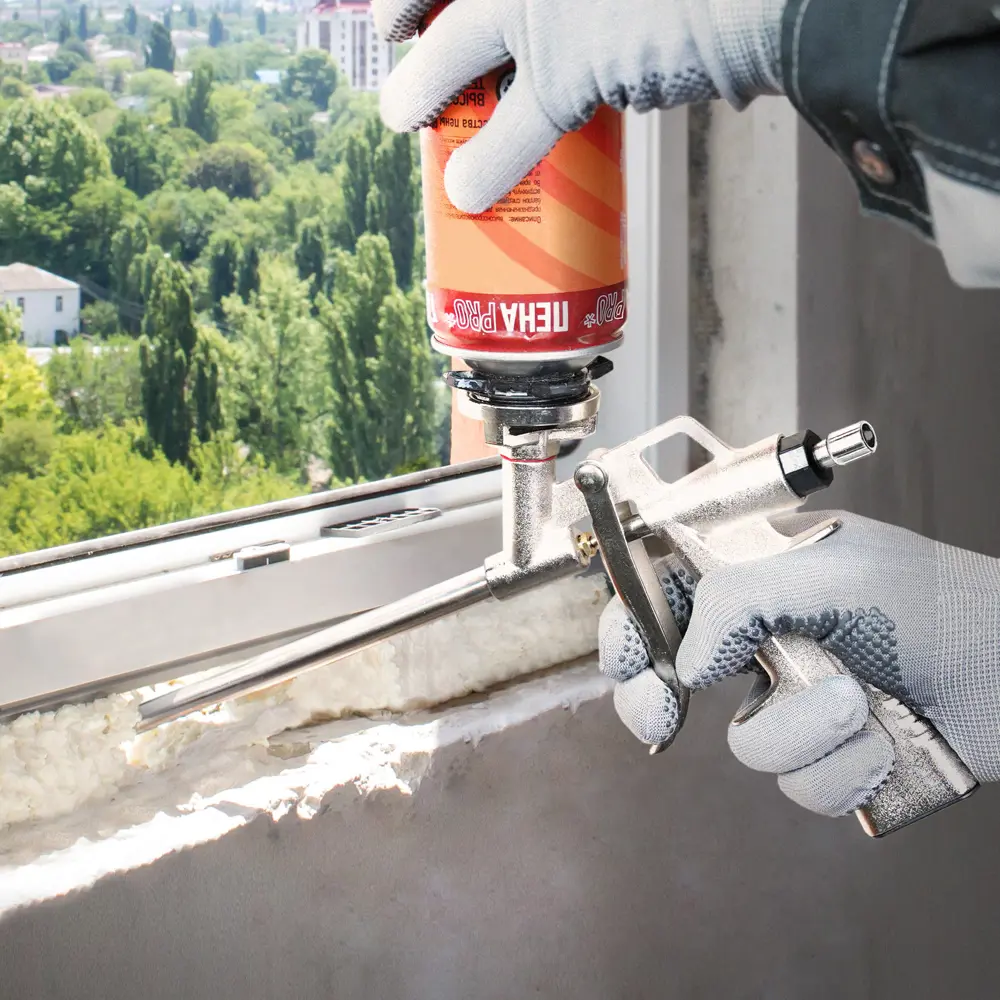 Пистолет для монтажной пены Fomeron Flint - профессиональный инструмент для точного нанесения 89381180 STLM-1506030 - Вид №5