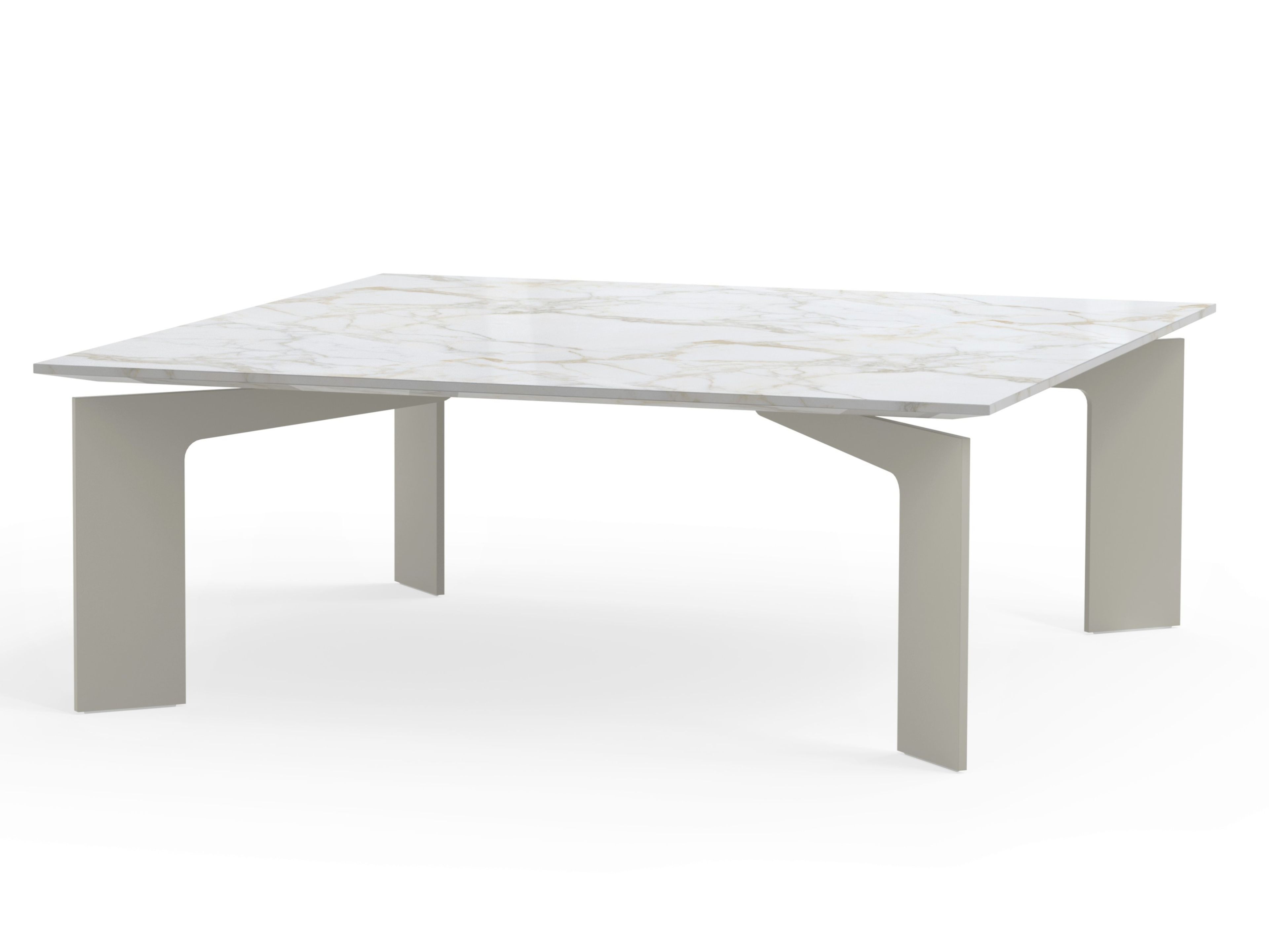 Мраморный квадратный журнальный столик Amura Range ARCH-00116659 - Вид №1