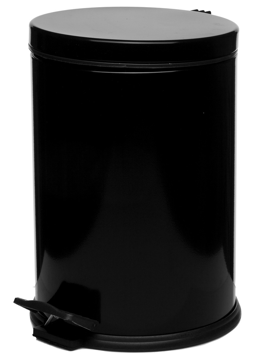 Вёдра с педалью и крышкой Aquila 12L Black NAVAKO 11030