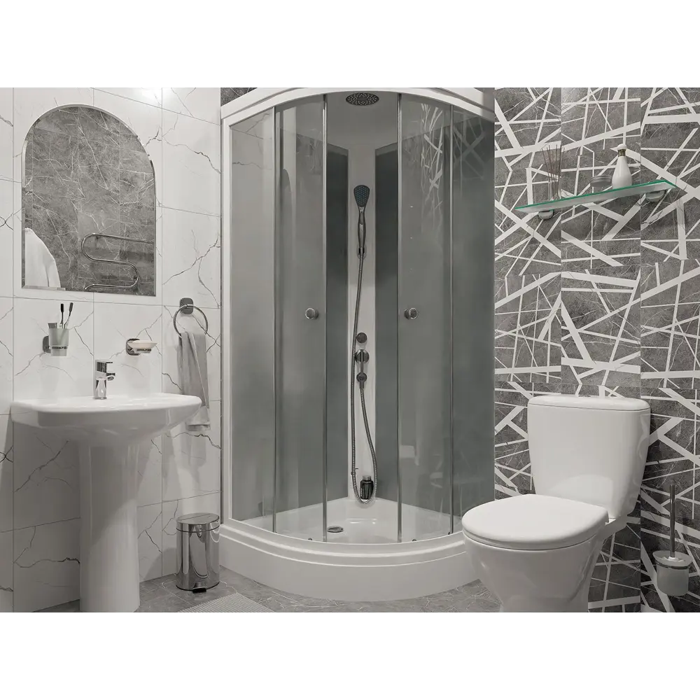 Душевая кабина Triton Лайт А низкий поддон 90x90 см STLM-2186151 - Вид №3