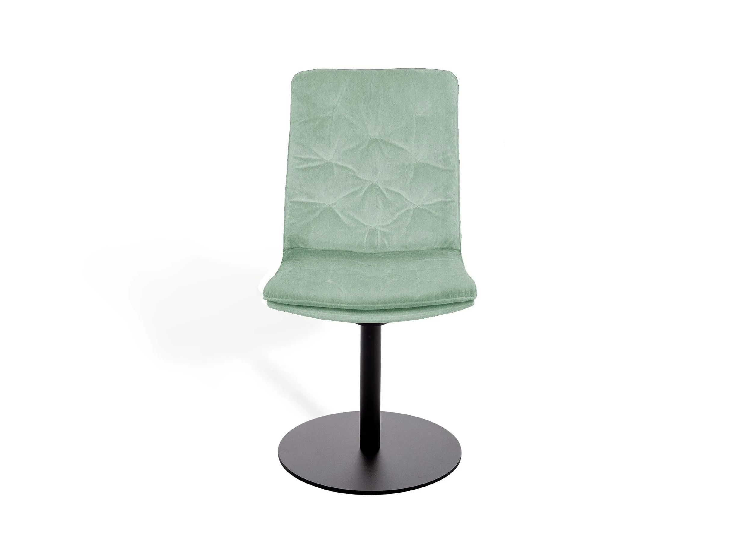 Кожаный мягкий поворотный стул KFF Arva Stitch ARCH-00098455 - Вид №3