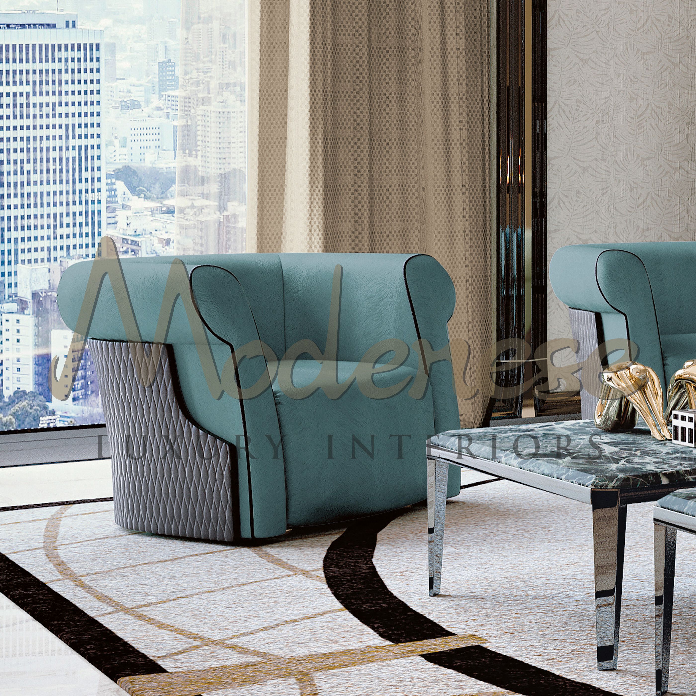 Кожаное кресло Modenese Luxury Interiors ECLIPSE ARCH-00021213 - Вид №1