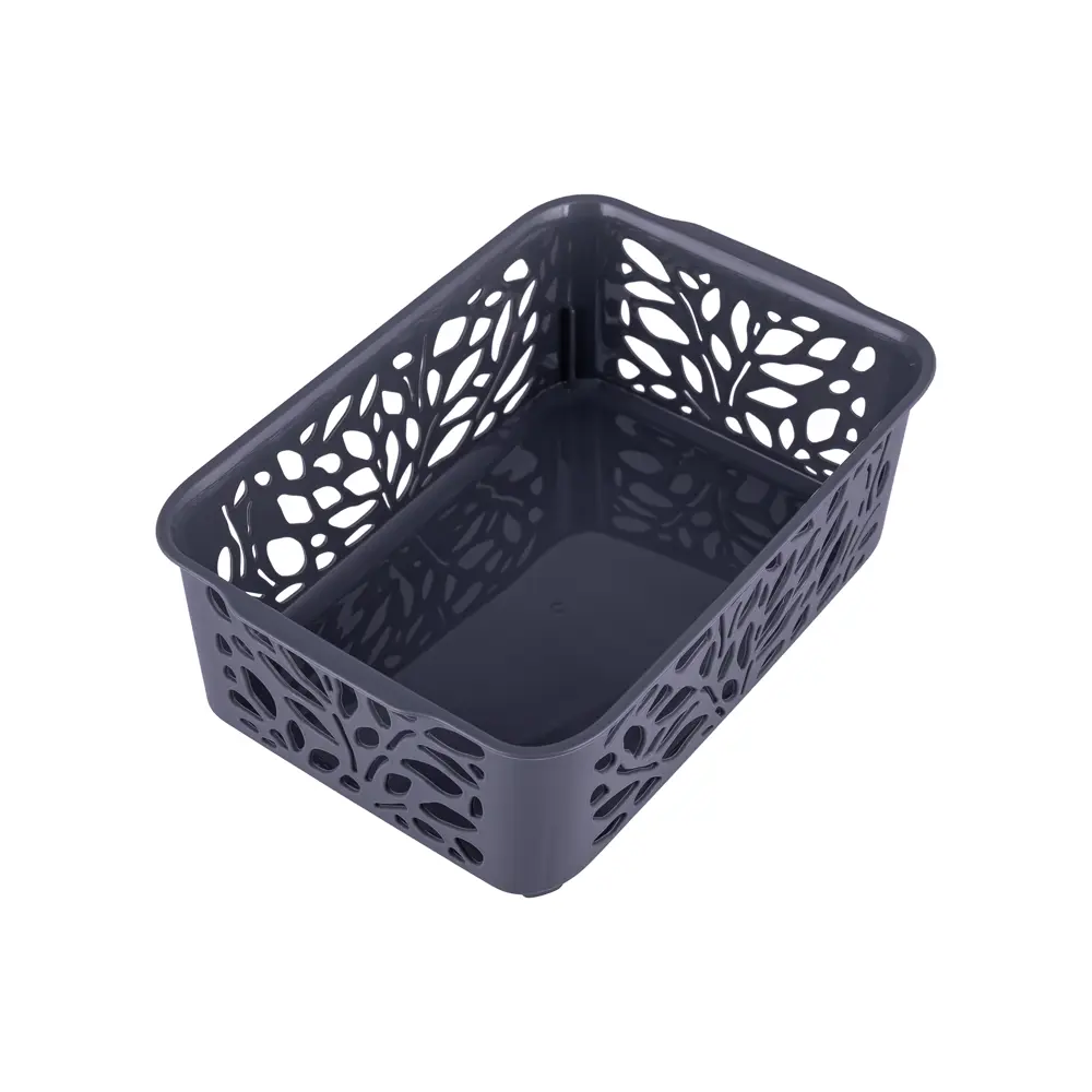 Стильная корзина Leaves для организации пространства в сером цвете 89419479 Santreyd STLM-1581340 - Вид №1