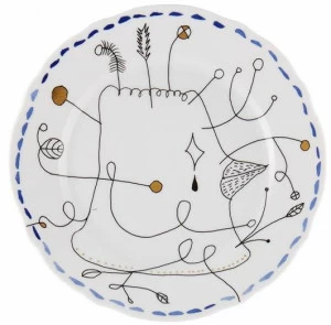 Vista Alegre Фарфоровая десертная тарелка Folkifunki 21127775