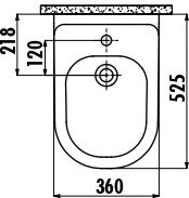 AN510-00CB00E-0000 ANTIK Биде AN510 Creavit Antik  - Вид №1