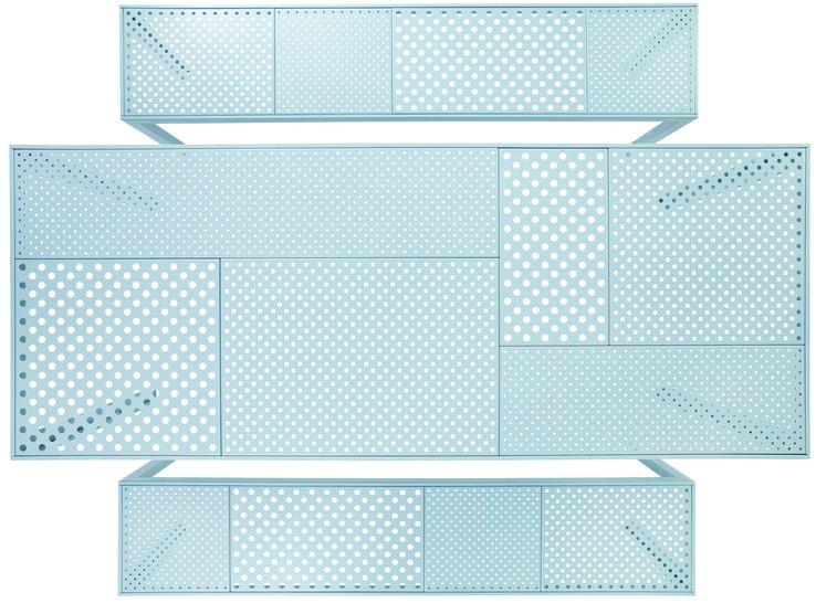 Nola Industrier Стол для общественных мест из стали Areal sun-id-1365373 - Вид №3