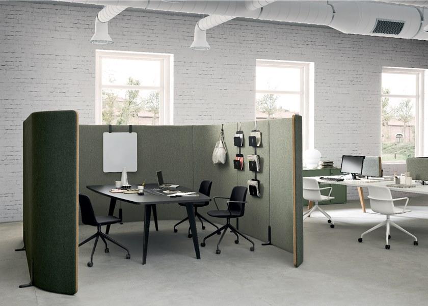 Martex Свободно стоящая офисная перегородка из ткани Nucleo sun-id-1407612 - Вид №6