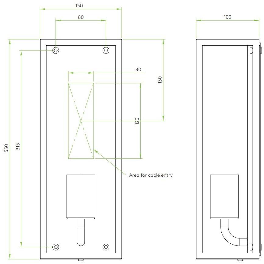 Astro Lighting Настенный светильник для улицы с прямым светом sun-id-1434319 - Вид №5