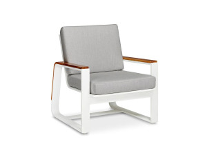 Алюминиевый сани сад стул с подлокотниками