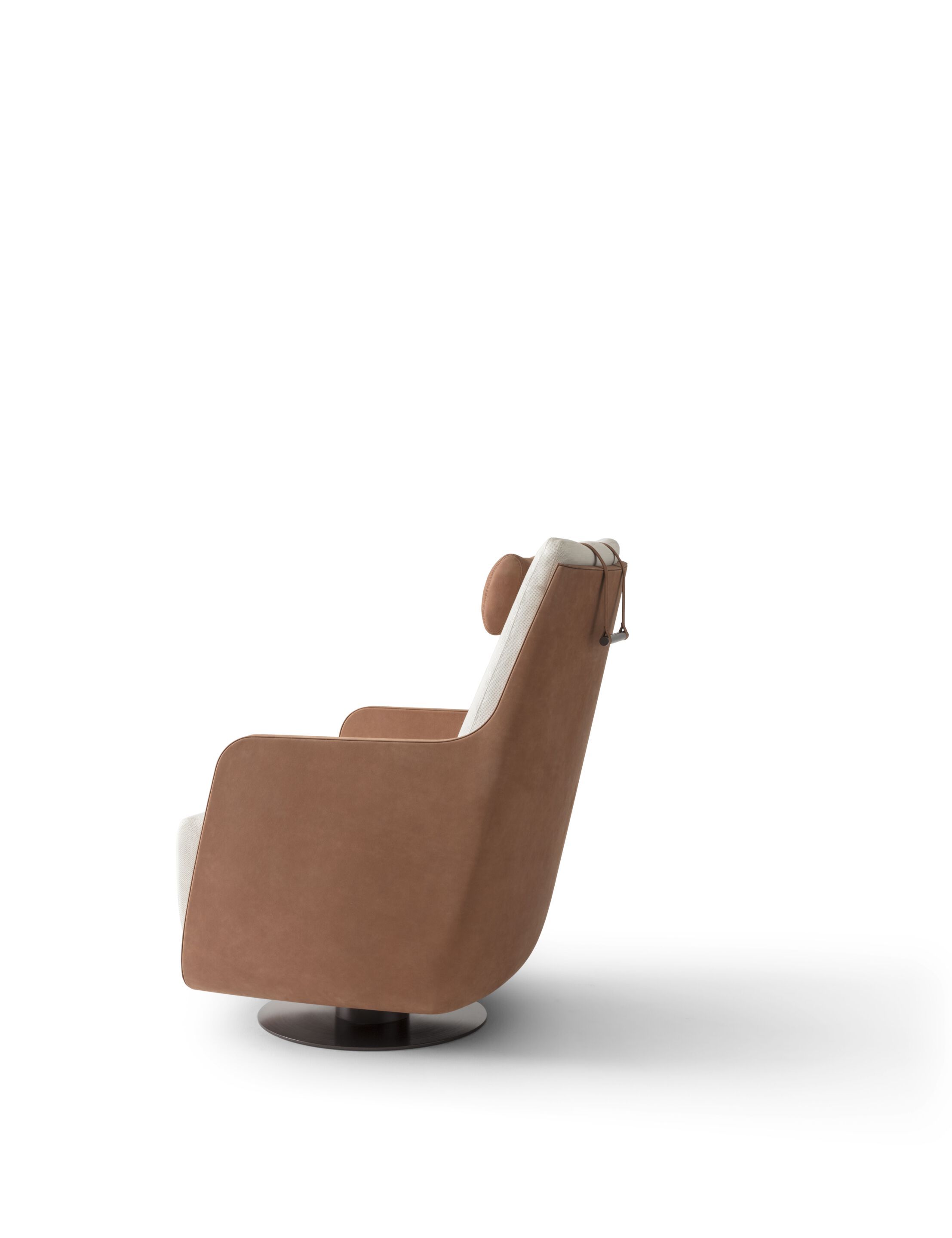 Кожаное вращающееся кресло с подлокотниками OAK New York Suite ARCH-00110937 - Вид №1