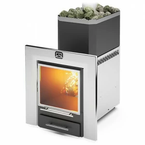 Печь для бани Теплодар Русь Панорама 18 ЛНЗП (профи)