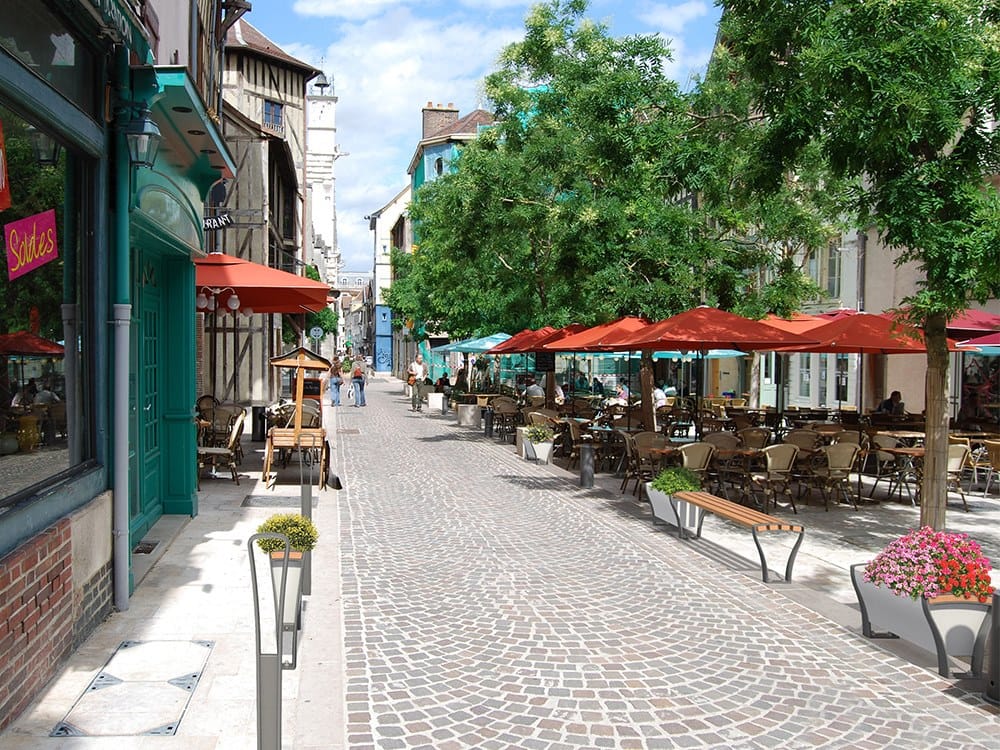 Металлический прямоугольный низкий плантатор GHM-ECLATEC Festone ARCH-00127896 - Вид №3