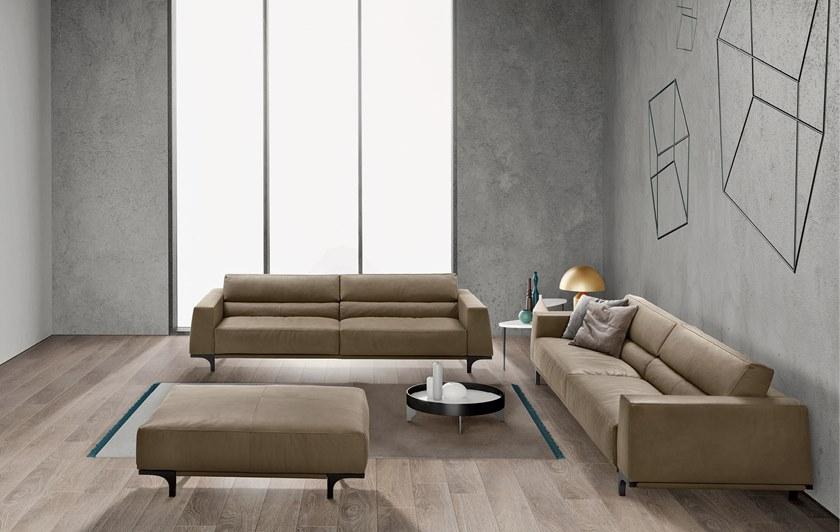 Bodema 3-х местный кожаный диван Manhattan sun-id-1425896 - Вид №2