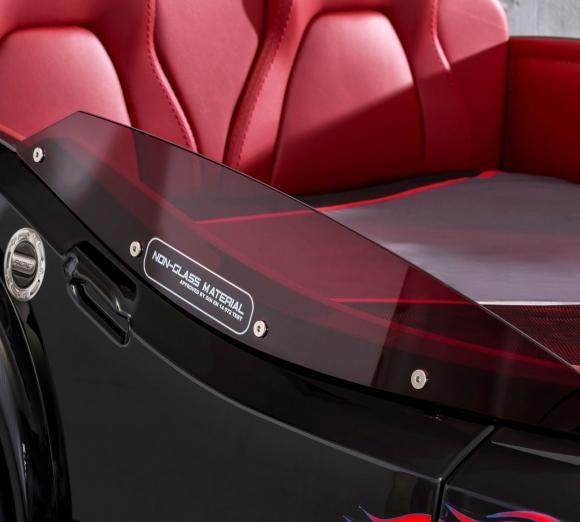 Кровать-машина с подсветкой 100х190 см черная GTS CILEK  00-3832328 Черный Santreyd  - Вид №3