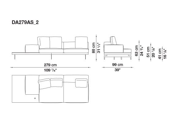 Кожаный диван B&B Italia док ARCH-00130675 - Вид №57