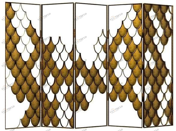 BRABBU Латунный экран Koi sun-id-1500266