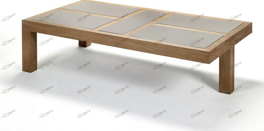 Royal Botania Низкий прямоугольный садовый столик из керамики Nara sun-id-1370587