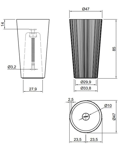 Круглый отдельно стоящий умывальник Antoniolupi PLISSÈ ARCH-00131604 - Вид №11