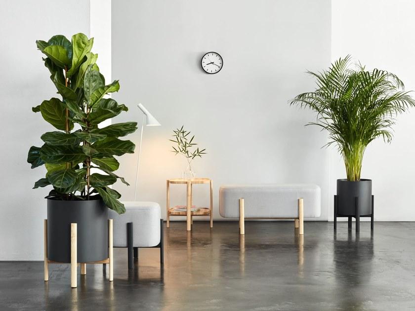 Hobby Flower Низкий круглый горшок для цветов из нержавеющей стали Ashi sun-id-1443331 - Вид №2