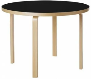 Artek Круглый деревянный стол L-leg