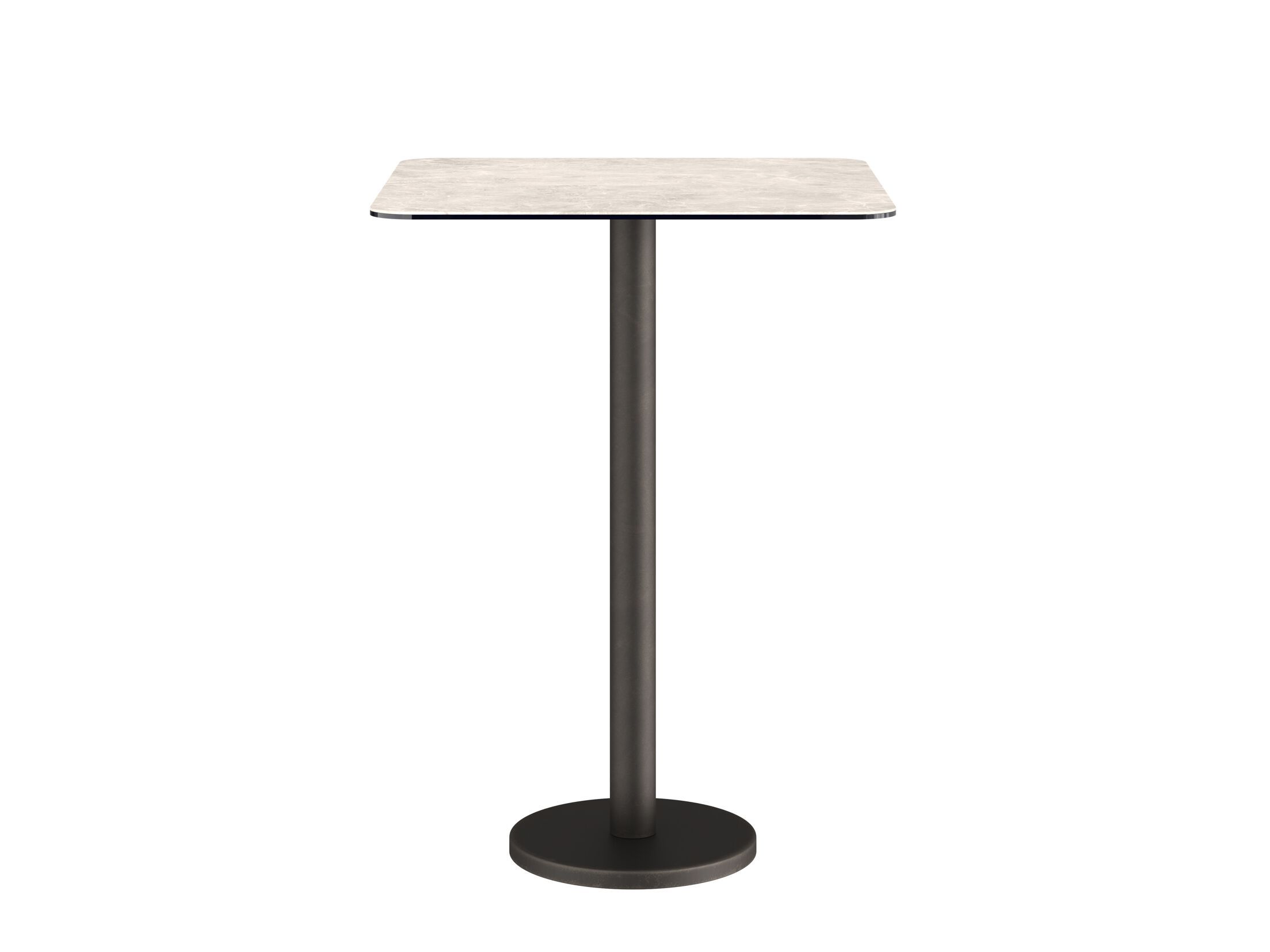 Высокий квадратный стол из керамогранита и металла DÔME DECO Awaken ARCH-00055047 - Вид №2