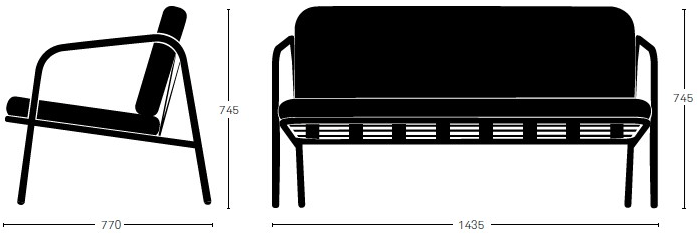 Deadgood Диван из ткани Working girl Wg5l - Вид №5