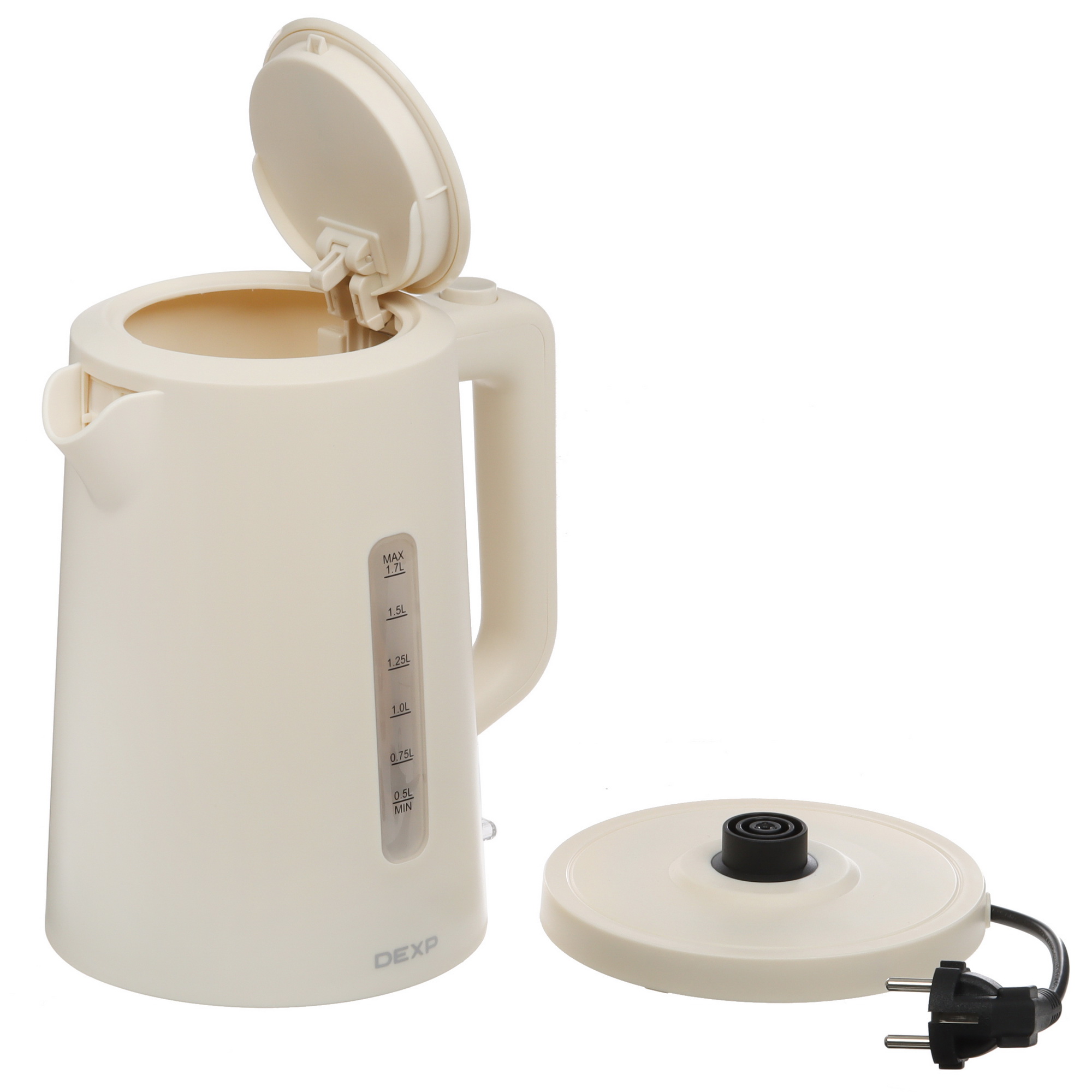 9028688 Электрочайник DEXP EK-PSB17 бежевый STDN-0115451 - Вид №4