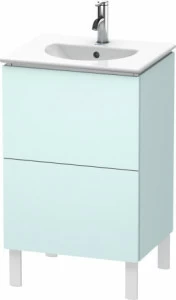 LC660400909 Тумбочка напольная L-Cube #LC6604 520 x 419 мм Светло-голубой матовый декор