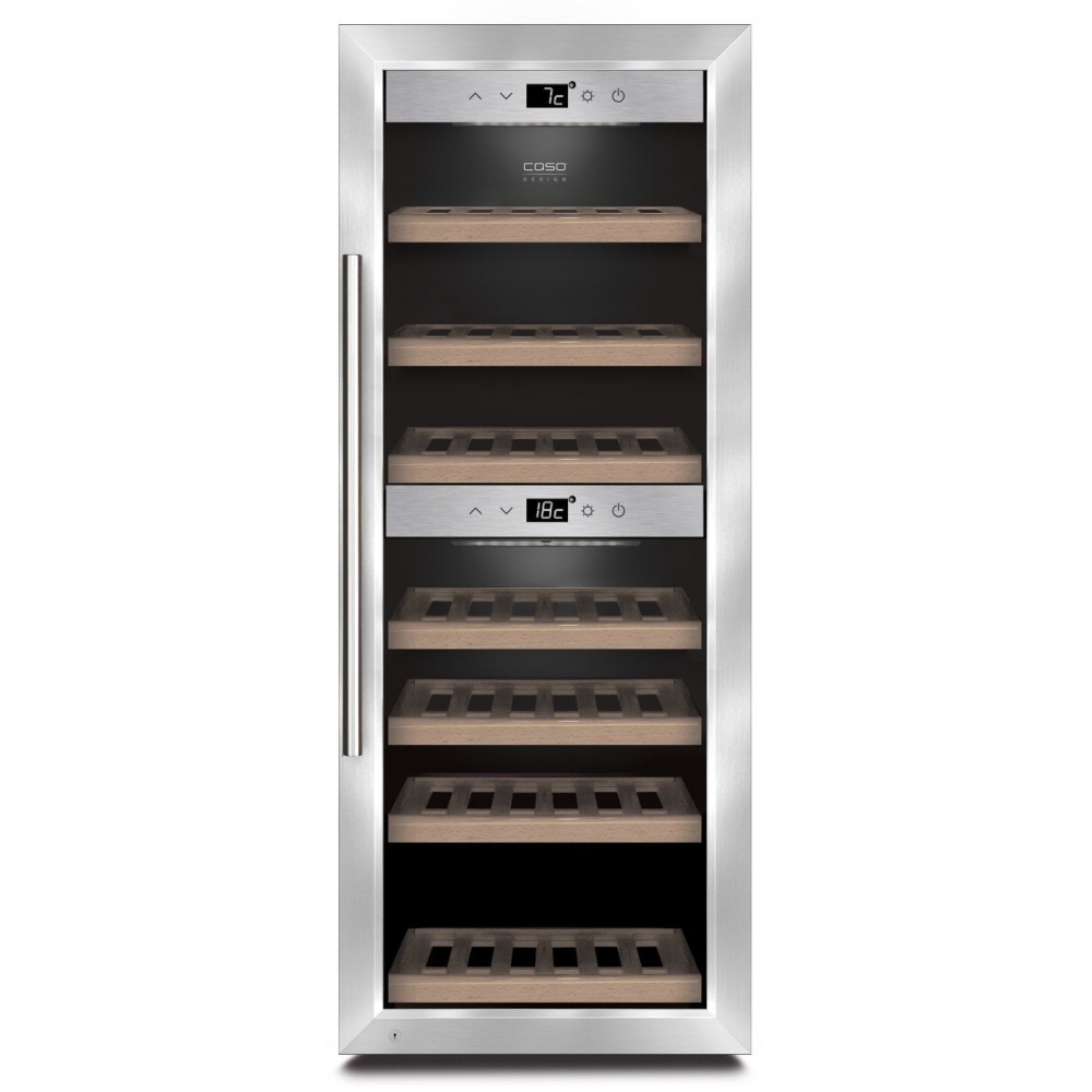7908209 Винный шкаф CASO WineMaster 38 серебристый STDN-0064243