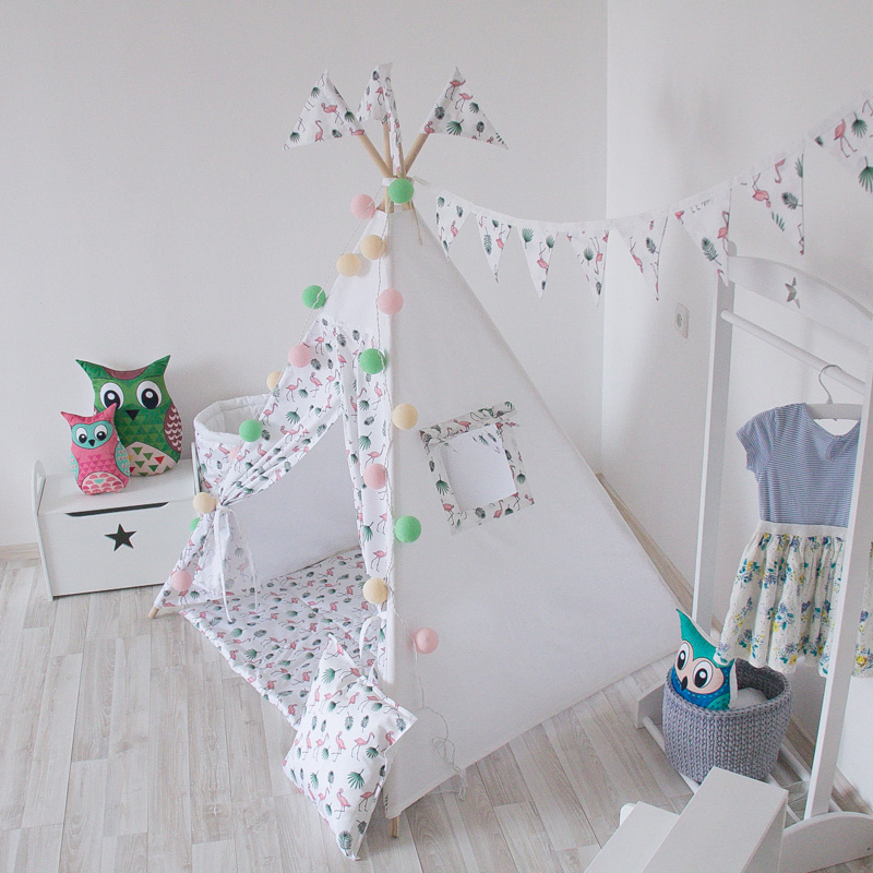 Игровой коврик стеганый Flamingo VAMVIGVAM FLAMINGO 281570 Белый;розовый Santreyd  - Вид №5