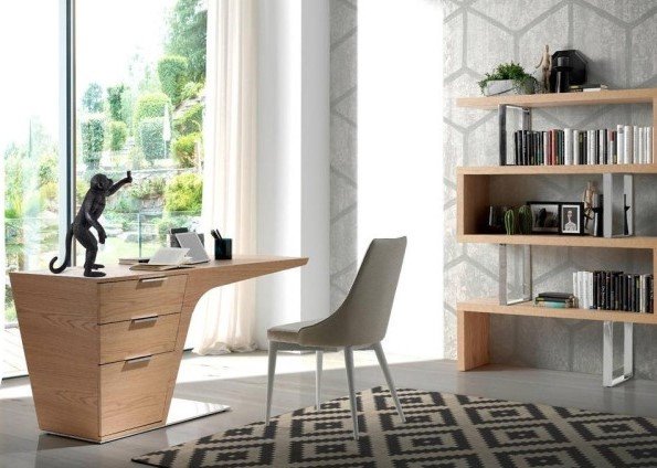 Стеллаж для книг дуб Belleza от Angel Cerda ANGEL CERDA  149946 Бежевый  - Вид №2