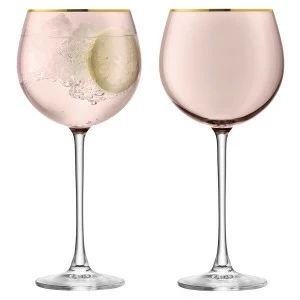 Набор из 2 круглых бокалов 525 мл коричневый Sorbet LSA INTERNATIONAL SORBET 00-3863173 Коричневый;прозрачный