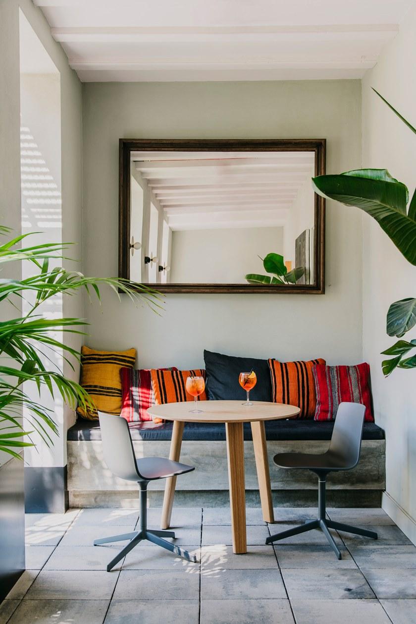 ENEA Стул с обивкой из ткани с 4 спицами Lottus sun-id-1492651 - Вид №5