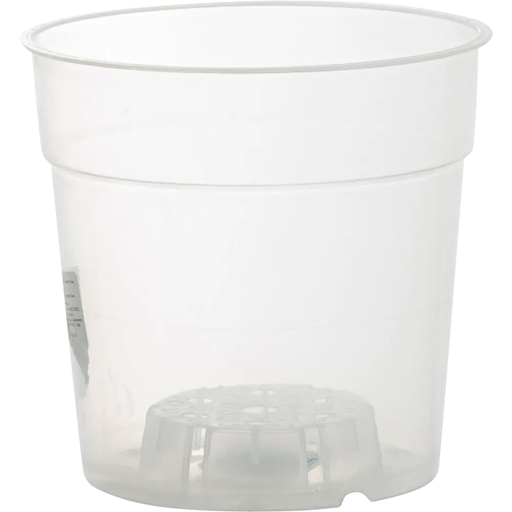 Горшок цветочный для орхидей Газонcity ø11.5 h10.8 см v0.74 л пластик прозрачный STLM-2015131