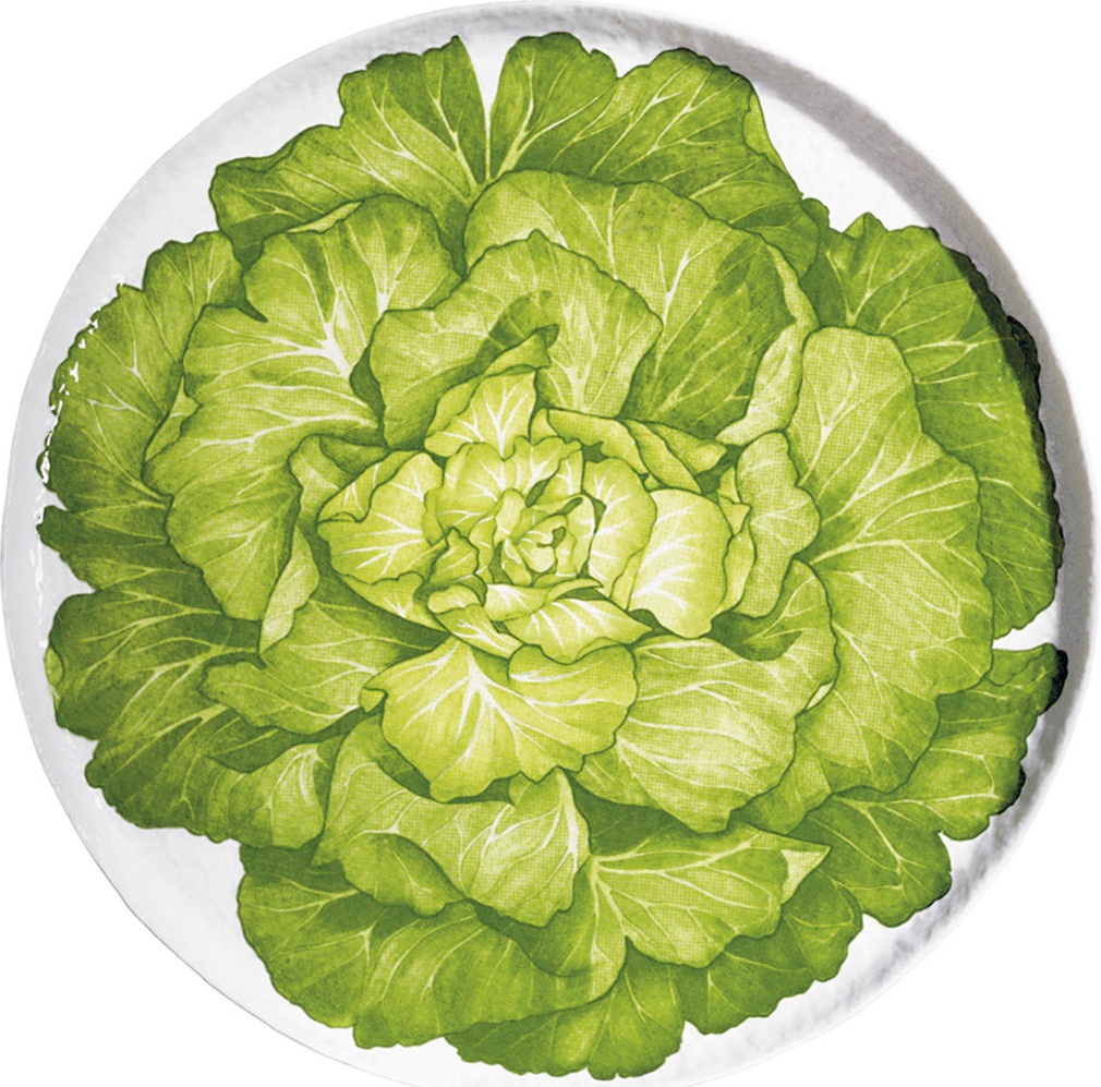 10640791 Taitu Блюдо круглое Taitu "Средиземноморская диета. Салат" 31см Фарфор 