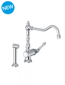 0850/2/L Bellosta Rubinetterie СМЕСИТЕЛЬ ДЛЯ МОЙКИ С БОКОВЫМ ДУШЕМ